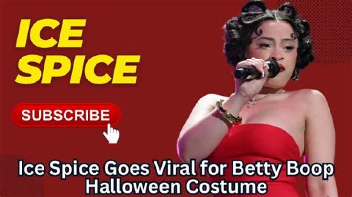 Ice Spice looks exactly like Betty Boop as she bares her butt in very short red dress at NJ Halloween performance