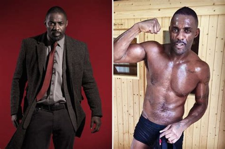 Idris Elba buffs up for sexy topless scenes in upcoming Luther movie