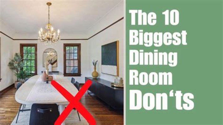 I'm an interior designer - three mistakes to avoid in your dining room, matching tables and chairs look cheap