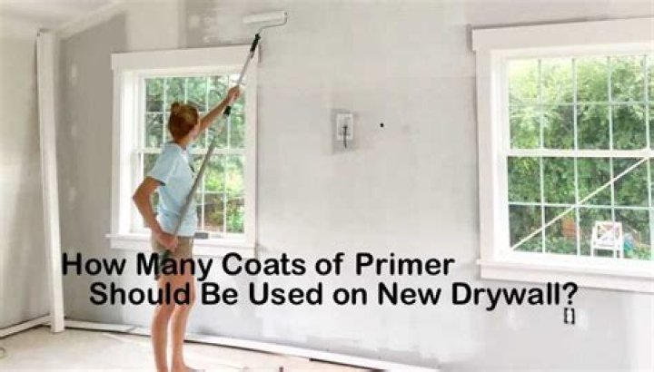 Quick Answer: Is One Coat Of Primer Enough On New Drywall