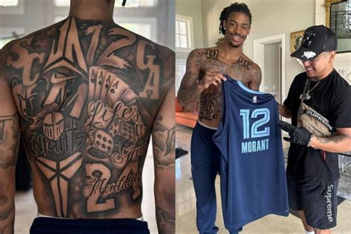 Ja Morant's incredible new tattoos revealed including secret nod to his birthday – but fans fear over one piece of ink