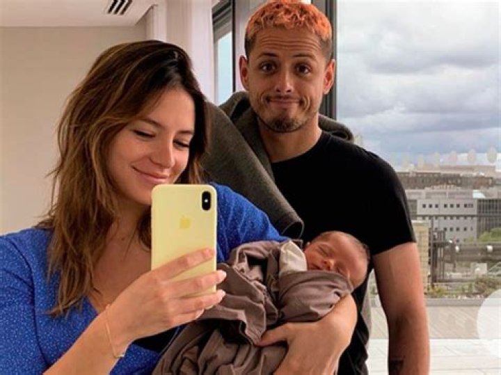 Javier Hernandez's wife Sarah Kohan posts topless lingerie pics from hotel bedroom to send Instagram wild