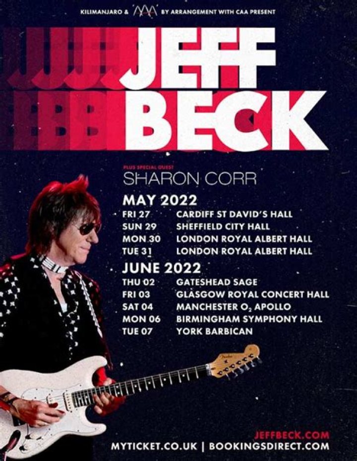 Jeff Beck tour 2022: How can I buy tickets?
