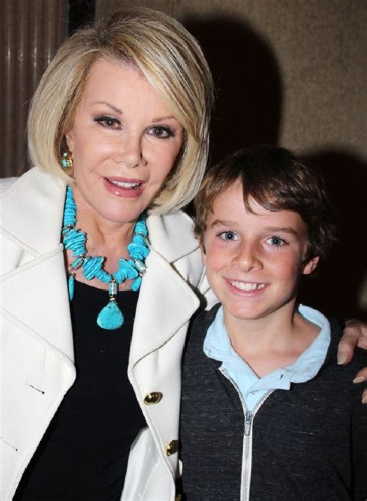 Late comic Joan Rivers' grandson Cooper looks all grown-up as 19-year-old returns home from college to mom Melissa