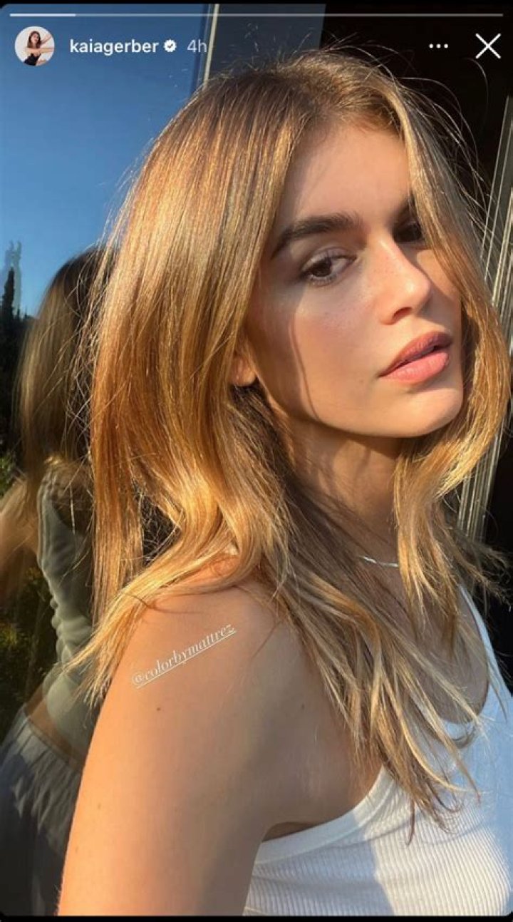 Discovering The Allure Of Kaia Gerber Blond
