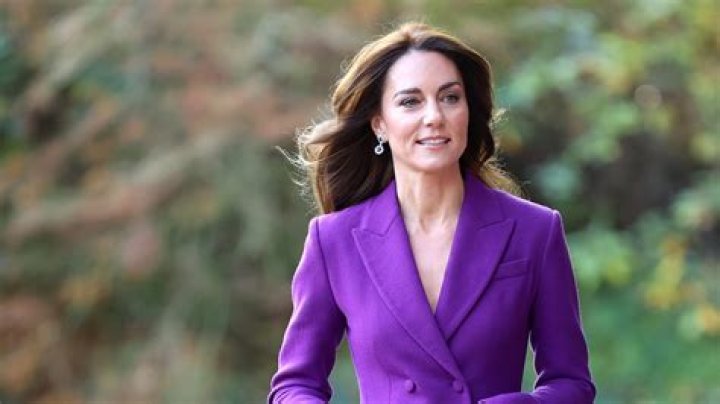 Kate Middleton Is Perfectly Polished in a Purple Suit