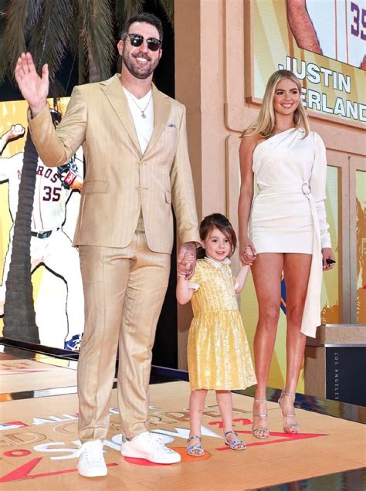 Kate Upton, Husband Justin Verlander Bring Daughter to MLB Event