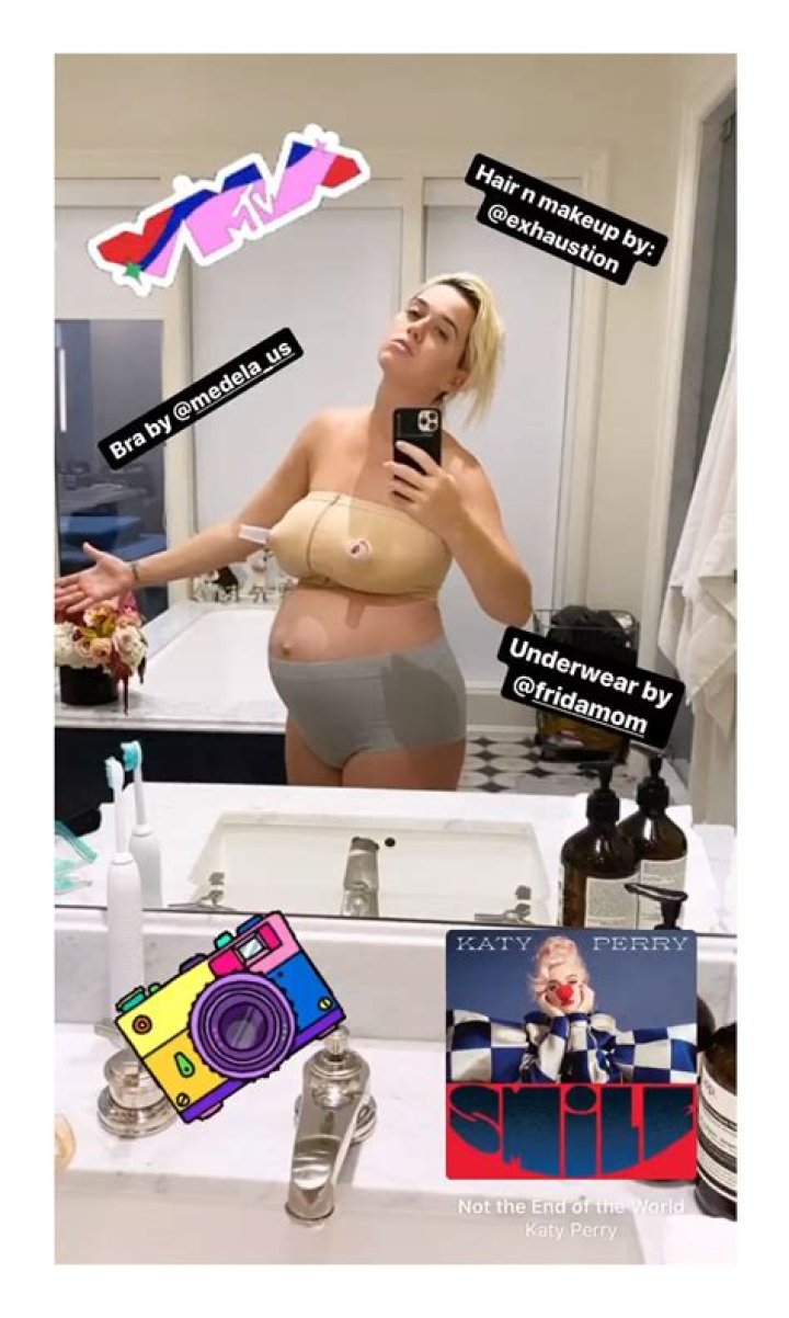 Katy Perry Wears Nursing Bra, Underwear 4 Days Postpartum: Pic
