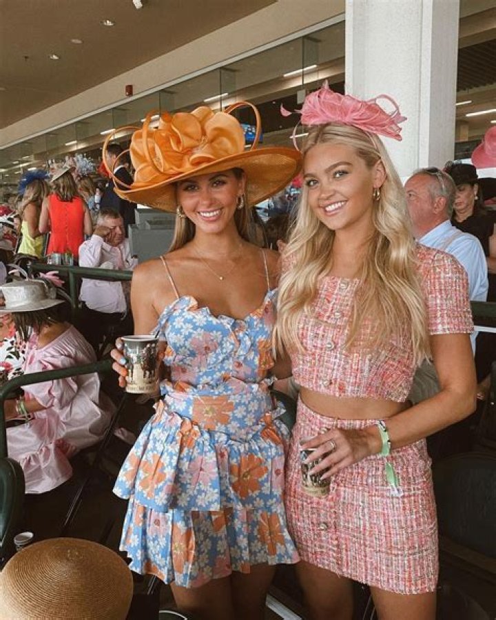 Kay Adams fans distracted by stunning 'lingerie' Kentucky Derby outfit as one gasps 'I didn't hear a word'