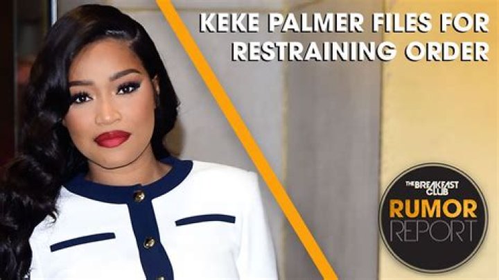 Keke Palmer Files Restraining Order Against Darius Jackson