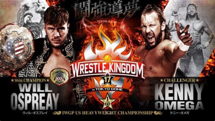 Kenny Omega vs Will Ospreay Officially Set For NJPW Wrestle Kingdom 17