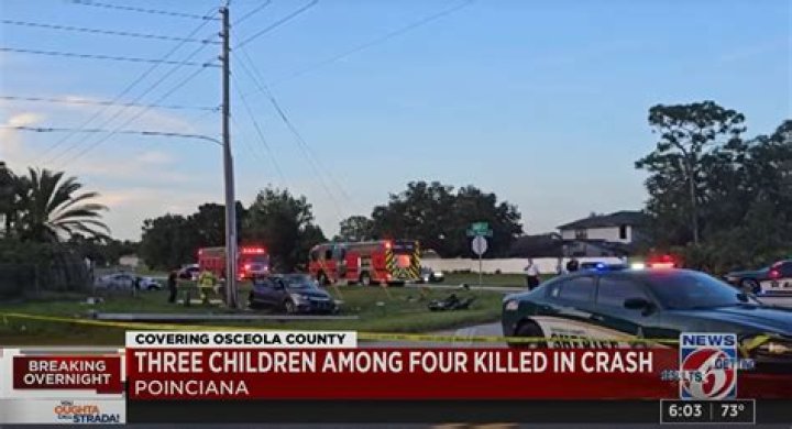 Three kids aged 1, 9, & 11 are among four killed in horrifying crash after teen driver, 15, sped through stop sign
