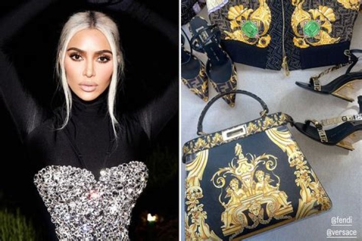 Kim Kardashian shows off $3.5K purse & $4.5K Versace x Fendi jacket after fans slammed her for ‘flaunting her wealth’