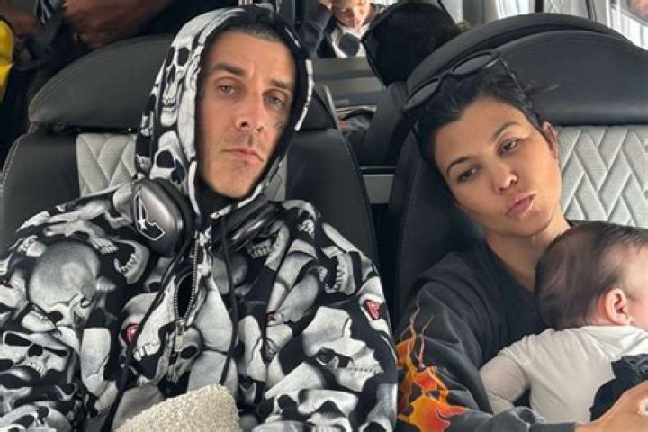 Kourtney Kardashian and Travis Barker slammed for NSFW show in front of Penelope, 9, & Reign, 7, as they BEG her to stop