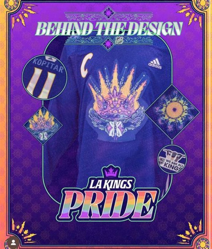 Sport Your Team Spirit With The LA Kings Pride Jersey: The Ultimate Fan Gear