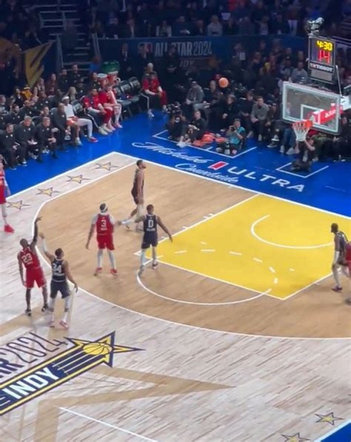LeBron James makes embarrassing airball three-point attempt during NBA All-Star Game as viewers give him brutal nickname