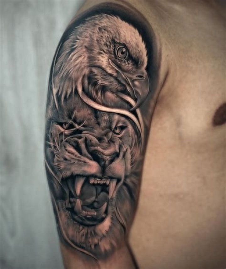 Lion And Eagle Tattoo: A Symbol Of Strength And Freedom