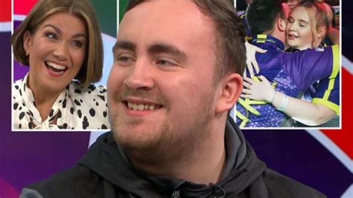 Luke Littler, 16, blushes live on GMB while talking about girlfriend Eloise, 21, as Susanna Reid says 'awww'