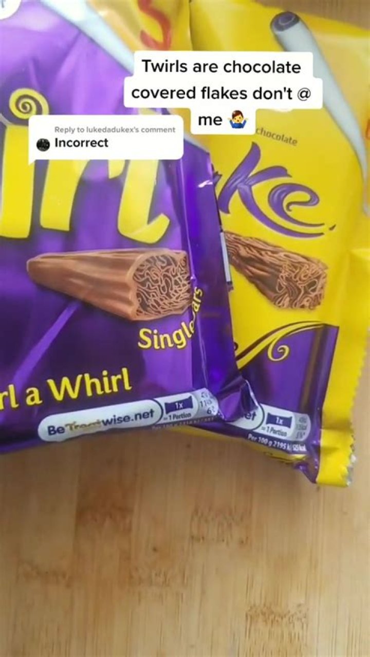 Chocolate fan claims Cadbury’s Flake and Twirl bars are the SAME sparking fierce debate
