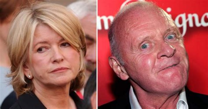 Martha Stewart ended her relationship with Anthony Hopkins because she became disgusted by him