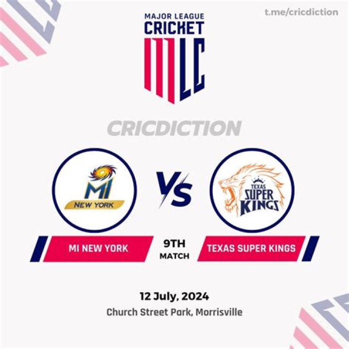 MI New York vs Texas Major League Cricket Live Scorecard Overview