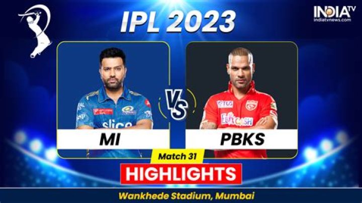 Punjab Kings beat Mumbai Indians by 13 runs – India TV