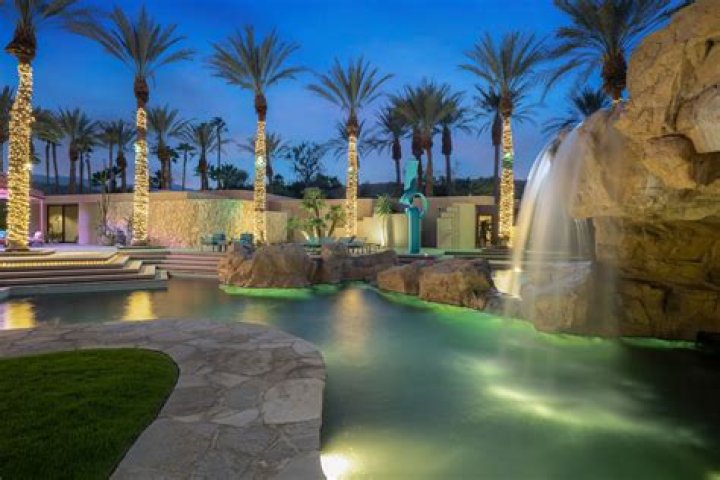 Inside $6 MILLION ‘Miami Vice-style’ mansion with neon lights, palm trees and a waterfall – The US Sun