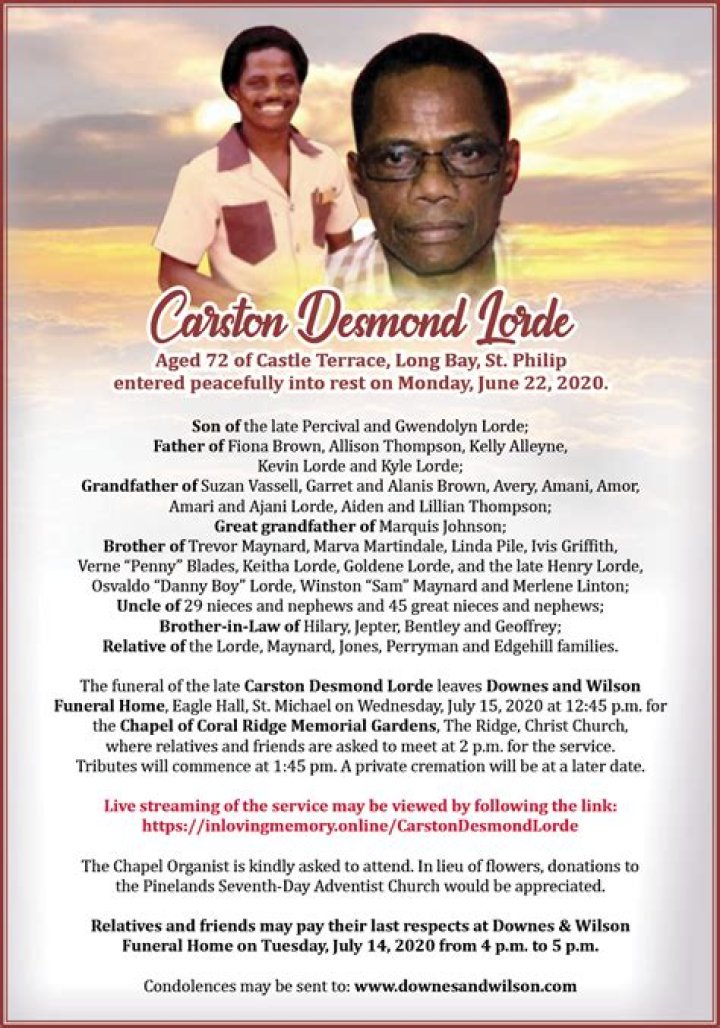 Michelle Carston Obituary, Funeral Cause of Death