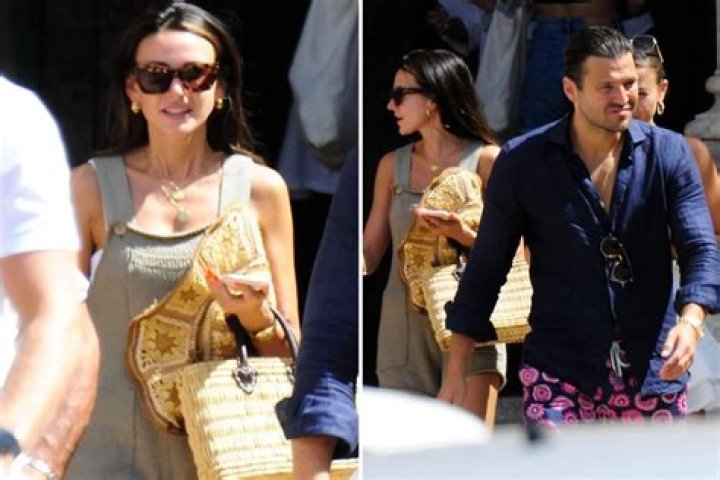 Michelle Keegan wows in chic jumpsuit as she joins husband Mark Wright in Spain ahead of Jess's wedding
