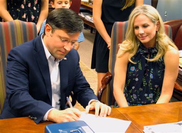 Who is Mike Johnson's wife, Kelly?