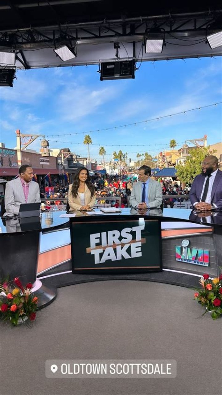 Molly Qerim stuns in new Super Bowl photo as fans reckon ESPN host is 'killing the game'