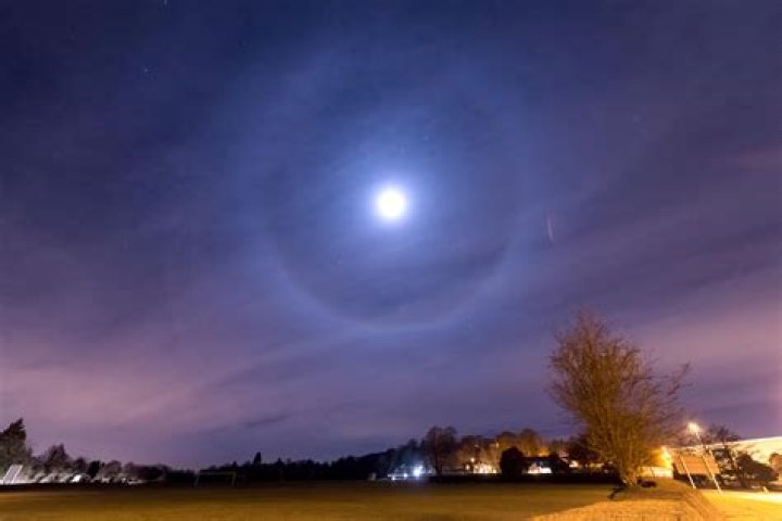 Why is there a ring around the moon?