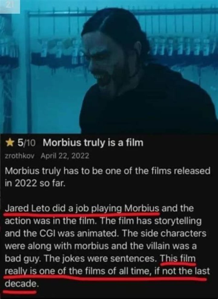 'Morbius' memes helped give the movie more buzz. But it bombed in theaters after re-release.
