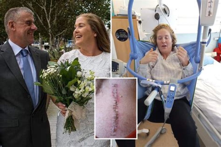 Mum paralysed after falling out of bed while trying to wake her husband for sex