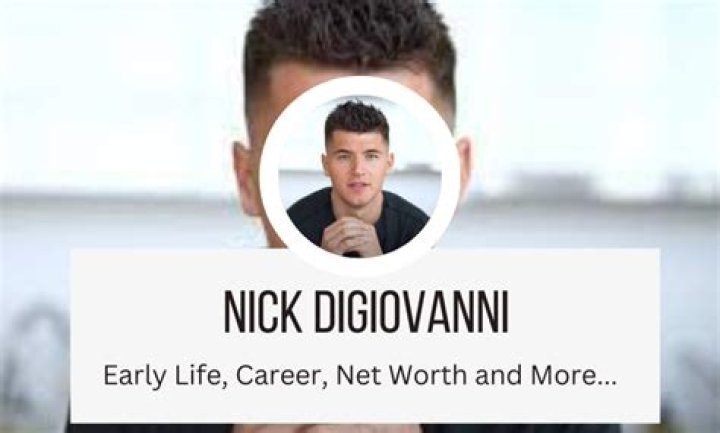 Nick DiGiovanni Net Worth, Age, Wiki, Biography, Relationship, Wife, Dating, Ethnicity, Height & Facts