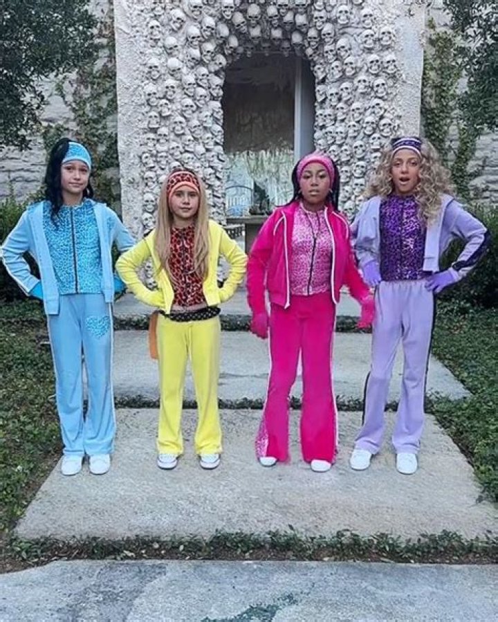 North West, Penelope Disick Turn Back Time in ‘Cheetah Girls’ Costumes