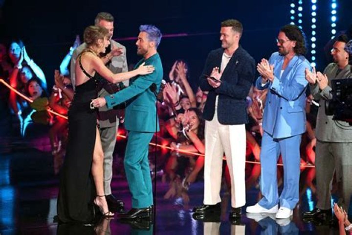 'NSync Reunites at the 2023 VMAs, Taylor Swift Has Questions