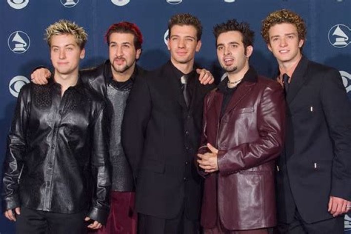 'NSync’s Joey Fatone Kisses Backstreet Boys’ Nick Carter