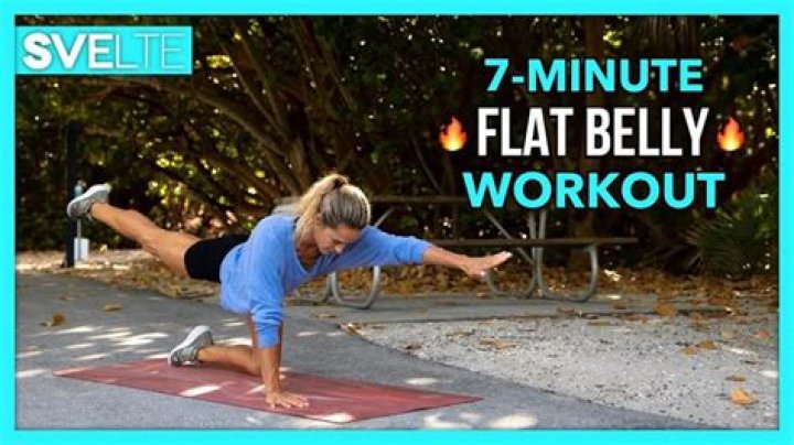 I’m a fitness pro, my one minute workout out to help blitz belly flat