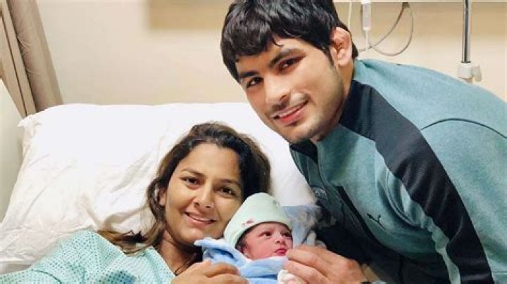 Wrestlers Geeta Phogat, Pawan Kumar welcome baby boy. First pic here – India TV