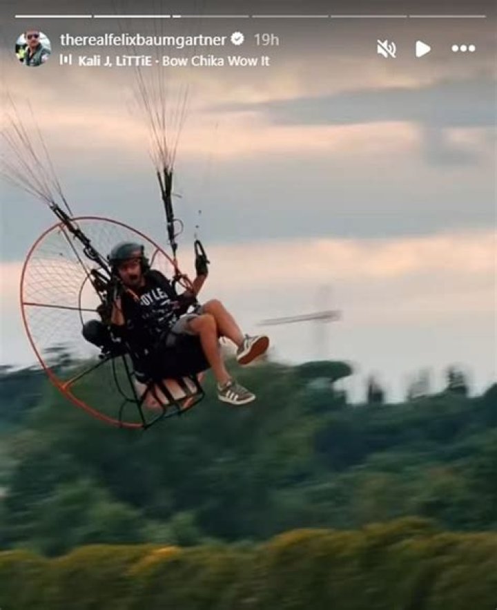 Horror moment paraglider plunges to his death in fireball crash after his chute gets severed by a KITE