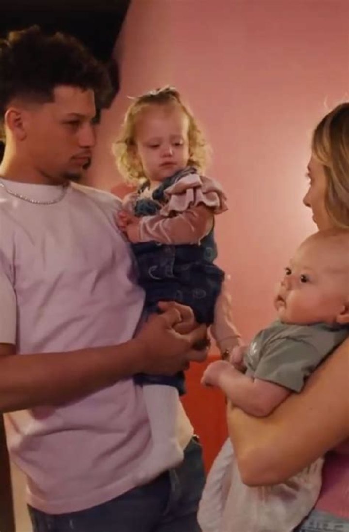 Patrick Mahomes' Daughter Cuddles Baby Brother on 2nd Birthday