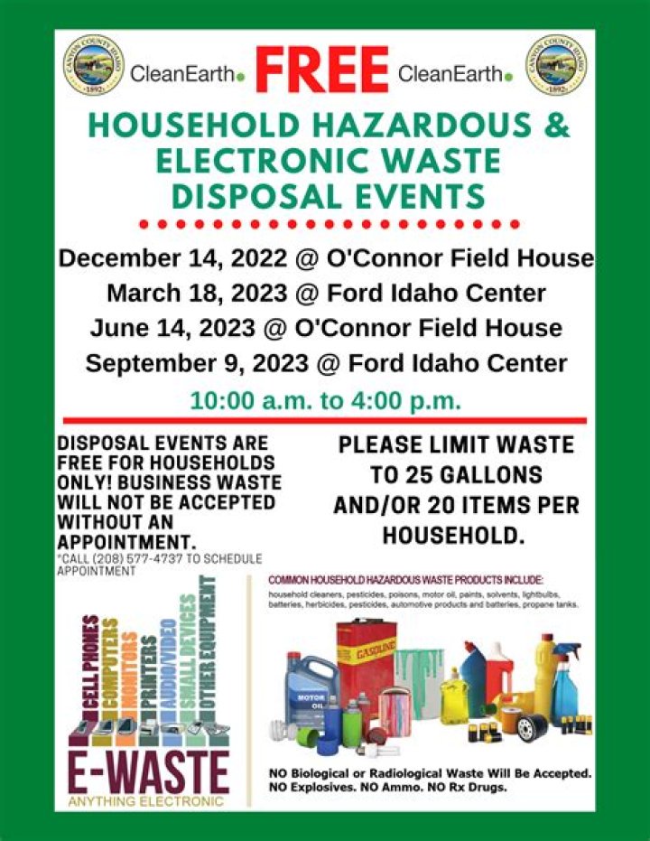 Pickles Butte landfill to host free household hazardous waste, electronic disposal event