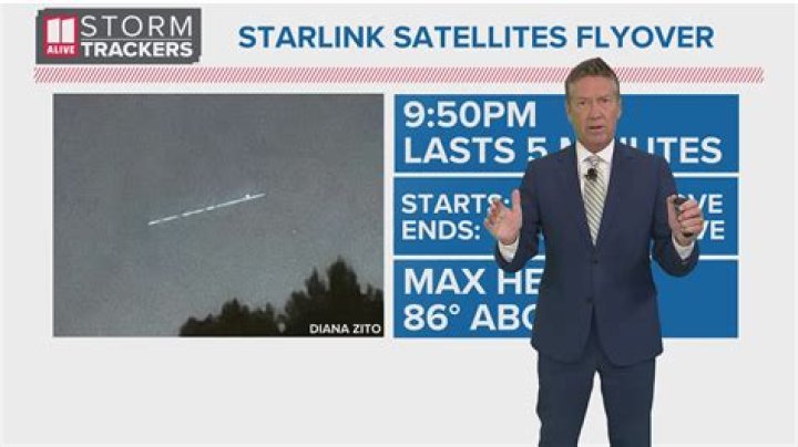 Did you see a string of lights in the sky? It was probably Space X's 'Starlink' satellites