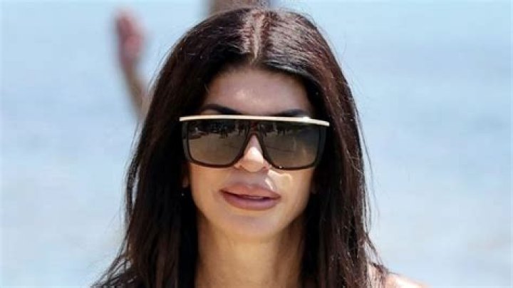 RHONJ star Teresa Giudice proudly shows off her real body including stomach creases in sparkle bikini on Mykonos beach