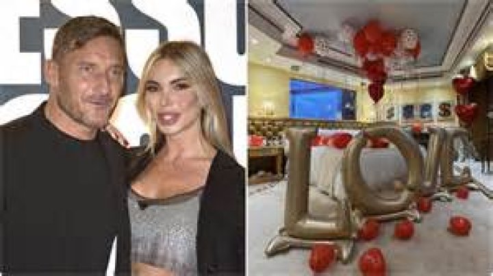 Roma legend Francesco Totti's new girlfriend Noemi Bocchi puts on busty display on beach in tiny bikini