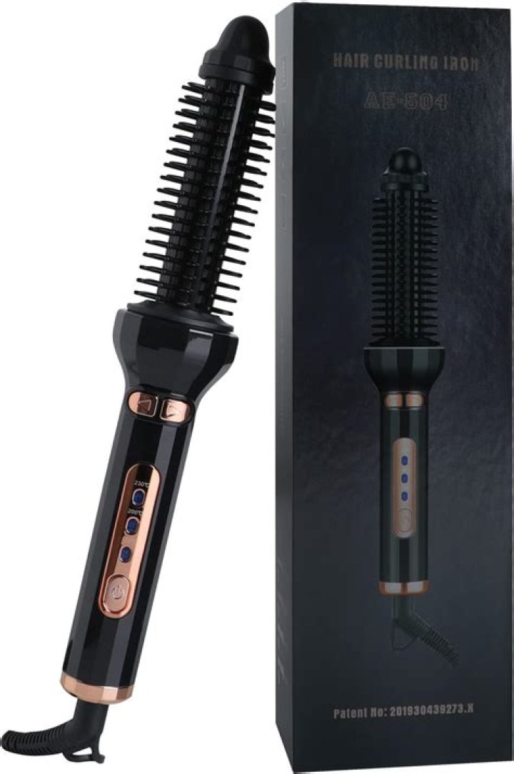 Transform Your Hair Game With A Rotating Curling Iron With Brush
