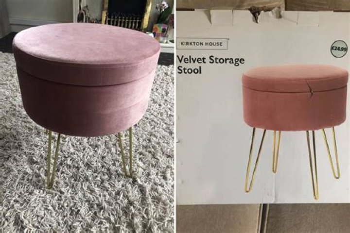 Savvy shopper nabs super trendy velvet pink stool for just £2 in Aldi & people are desperate to get their hands on one