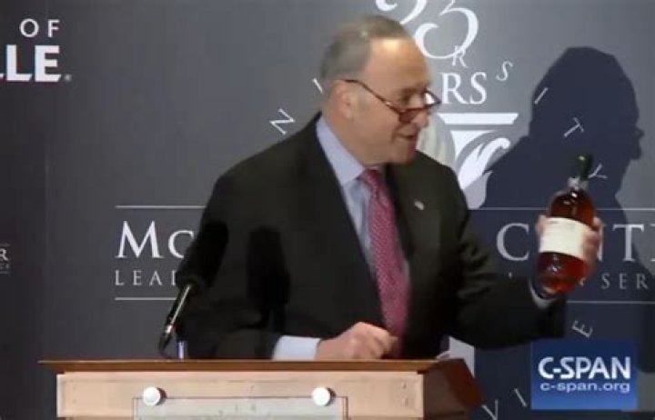 Senators Chuck Schumer and Mitch McConnell Enter New Fight Over Bourbon