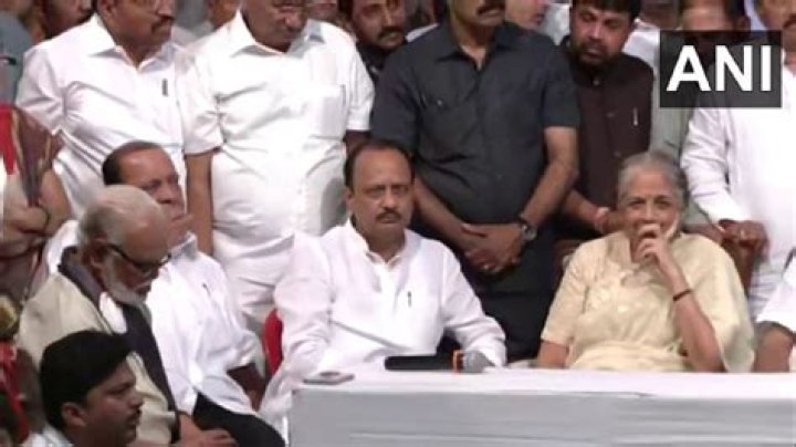 Why did Ajit Pawar stop Supriya Sule from speaking – India TV